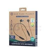 OUR PURE PLANET BLUETOOTH EARPHONES WITH NECKBAND
