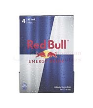 473ML 4PK RED BULL CANS